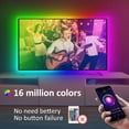 thumbnail image 2 of Led Strip Lights, Smart WiFi RGB LED Lights with 16 Million Colors, Music Sync, Voice/App Control and Works with Alexa and Google Home, 16.4FT Color Changing LED Lights Strip for Party and Christmas, 2 of 8