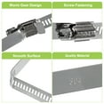 thumbnail image 3 of Rectangular Hose Clamps, 6" x 3" 304 Stainless Steel Square Duct Pipe Clamp, 3 of 4