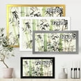 thumbnail image 4 of Designart 'The Forest of Bamboo Branches II' Lake House Framed Art Print, 4 of 4