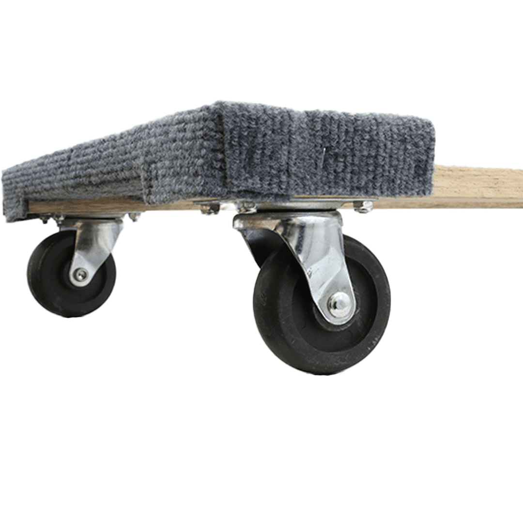Furniture Dollies with Carpet Pad 18" x 30" - 2 Pack - 1,000lbs Each Dolly