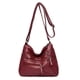 thumbnail image 1 of Bolso de mujer de piel lavada, estilo coreano, bolso de hombro de piel suave, gran capacidad, para mujeres de mediana edad, 1 of 6