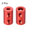 thumbnail image 2 of Shaft Coupling 4mm to 6mm Bore L20xD12 Robot Motor Wheel Rigid Flexible Coupler Connector Red 2 Pcs, 2 of 3