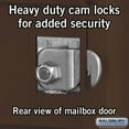 thumbnail image 3 of SALSBURY INDUSTRIES 3711S-02ZFU Horiz Mailbox,USPS,3Dr,Bronze,FL,41in, 3 of 3