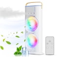 thumbnail image 3 of Dual Head Spray Tower Fan with Control Mist Humidifier 180°, 3 of 8