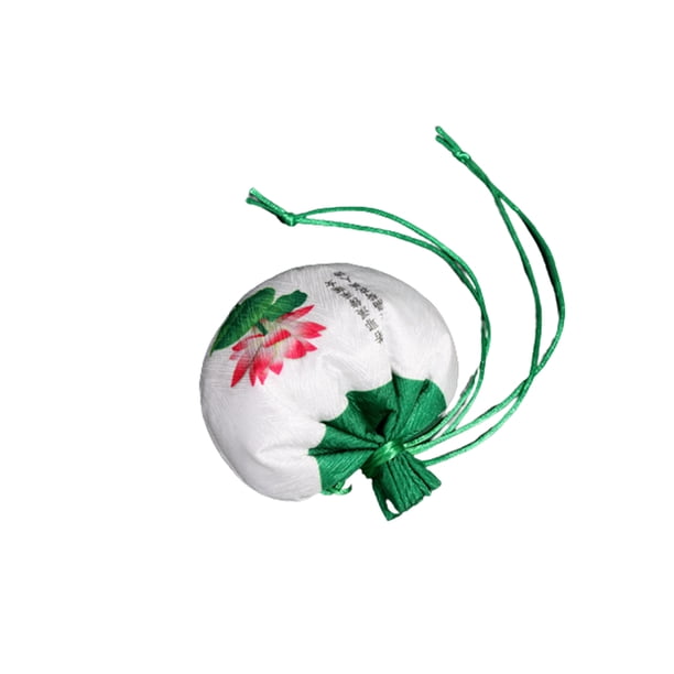Toystoory Sachet estilo chino ligero patrón fragancia bolsa a prueba de decoloración fácil a juego joyería bolsa colgante regalo Almacenamiento y organización del hogar loto verde Toystoory HA076149-04