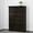 Rubbed Black, variant on Maykoosh Zen Zone Classic Style Living Room 5-Drawer Chest with Storage Feature Laminated Finish - 19.5"D x 29.75"W x 49.25"H - Color:Rubbed Black-Color:Gray Maple