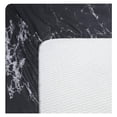 thumbnail image 6 of Ultra Soft Silky Deep Pocket Rich Printed Bedding Rayon from Bamboo All Season 6 Pieces Sheet Set with 4 Pillowcases, Modern Black Marble Pattern Queen Size, 6 of 8