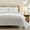 Bright White, variant on EVERGRACE 100% Cotton Modern Lines Quilt Set King Size, Pre-Washed Soft Striped Coverlet Bedspread, 3 Piece Lightweight Bedding Set for All Season, with 2 Pillow Shams, Bright White