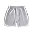 thumbnail image 3 of Girls Shorts Grey High Waist Straight Leg Pull On Girl Summer Outfits Girls Shorts Size 6-12 Months, 3 of 3