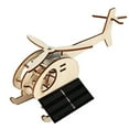 thumbnail image 5 of Riousery Wooden Solar Energy Aircraft Educational Toy Model Building Kit for Kids 4+, Eco-Friendly DIY Craft Plane, STEM Learning Birthday Christmas Gift (7.09 inches / 18 cm), 5 of 9