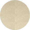 thumbnail image 1 of Ahgly Company Machine Washable Indoor Square Transitional Moccasin Beige Area Rugs, 3' Square, 1 of 7