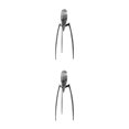 thumbnail image 1 of Estatua escultura arte resina Cateissary 2piezas Plata para Decoración de cocina de Hotel, 1 of 1