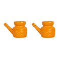 thumbnail image 2 of tssuouriy 350ml Ceramic Neti Pot for Reliable Sinus Rinse Durable Construction Orange 5.51 Inchx3.94 Inchx4.13 Inch 2Set, 2 of 6