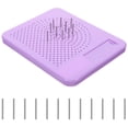 thumbnail image 3 of KAKOWELY Quilling Board Paper Winding Tool Paper Winding Machine Quilling Board with Pin,4.45"X3.54"X0.31", 3 of 5