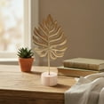 thumbnail image 6 of Ginkgo Leaf Statues Desktop Sculpture Ornaments Gold Home Decor for Living Room, Bedroom, Office Desktop, Cabinets, 6 of 6