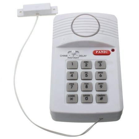 Home Security Keypad Door Alarm Burglar System With Panic Button For Home Shed Garage