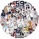 thumbnail image 2 of Baseball Sports Stickers, Baseball Accessories, 50Pcs Hapiuen Vinyl Waterproof Stickers Pack for Water Bottle, Skateboard, Helmet Decals(Baseball), 2 of 4