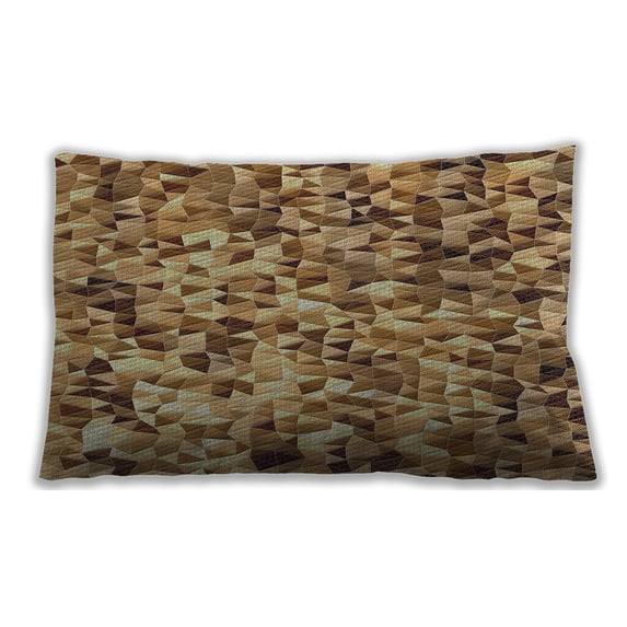 Ahgly Company Outdoor Rectangular Patterned Lumbar Throw Pillow, 13 inch by 19 inch