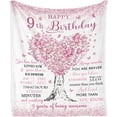 thumbnail image 1 of LHSHID Gifts for 9 Year Old Girls Blanket 9 Year Old Girl Gifts9 Year Old Girl Birthday Gift Ideas9th Birthday Gifts for GirlsBest Party Gift for Age 9 60"x80", 1 of 7
