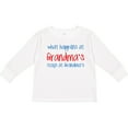 thumbnail image 3 of Inktastic What Happens At Grandma's Boys or Girls Long Sleeve Toddler T-Shirt, 3 of 5