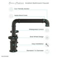 thumbnail image 6 of Avallon 8 in. Widespread, 2-Handle Wheel, Bathroom Faucet in Matte Black, 6 of 10