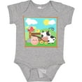 thumbnail image 3 of Inktastic Farm Animals with Cow, Chick and Pig Boys or Girls Baby Bodysuit, 3 of 5