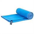 thumbnail image 1 of Toalla de Microfibra Toalla de Secado RáPido Toalla de Viaje Toalla Deportiva Toalla de Playa Toalla Suave A Prueba de para Nadar, Yoga, Gimnasio Azul, 1 of 5
