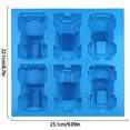 thumbnail image 3 of TUTUnaumb 6-Cavity SUV Truck Pick-up Car Shape Handmade Soap Molds Silicone Cake Baking Molds Cake Pans Muffin Cups Clay Jelly DIY Moulds Baking Bakeware DIY Silicone Mold for Birthday Theme Party-A, 3 of 9