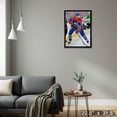thumbnail image 4 of Connor McDavid Toile Encadrée 20x29 Oilers Action-V, 4 of 5