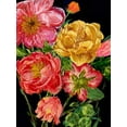 thumbnail image 2 of Wang, Melissa 12x14 Black Ornate Wood Framed with Double Matting Museum Art Print Titled - Vintage Bouquet IV, 2 of 4