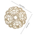 thumbnail image 2 of AURARMLET Ceiling Fan Medallion Small Round Ceiling Medallion PS Frames Ceiling Lights 1Pack, 2 of 6
