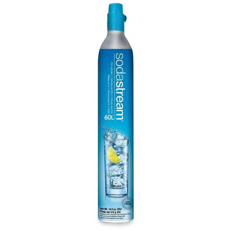 Free Shipping! SodaStream CO2 Cylinder Refill, Spare Canister, 60L