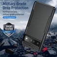thumbnail image 4 of Entronix Funda Resistente Diseñada para iPhone 11 Pro Max, Cubierta Protectora a Prueba de Golpes de Triple Capa, Color Negro, 4 of 7