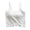 White, variant on Staron Women's Crop Tank Tops with Built-in Bra Seamless Sleeveless Casual Yoga Sports Camisole, Light Blue M