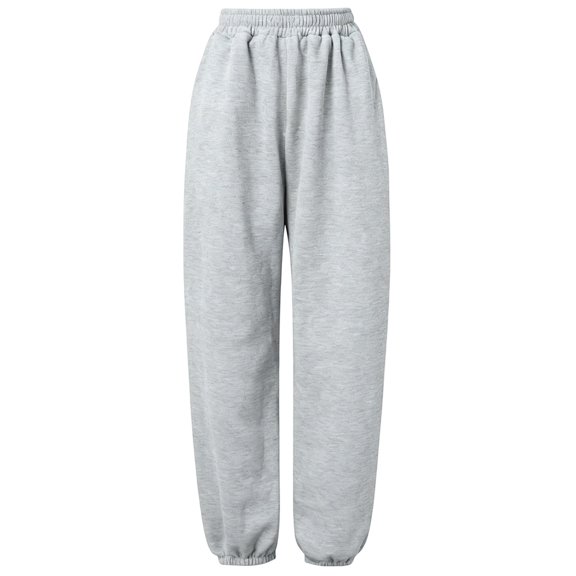 FYDUU Sweatpants for Girls Solid Color Casual Pants for Kids Harem Pants with Pockets Tapered Sweatpants Everyday Wear Joggers Relaxed Slacks 6-7 Years