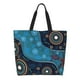 thumbnail image 1 of Balery Bohemian Turtle Bolsa Tote Estilo Estético con Cremalleras, Bolsa de Hombro, Bolsa de Compras Grande y Plegable, 1 of 8