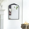 thumbnail image 4 of A&B Home Arched Vertical Mirror - Black Mirror for Wall Décor,24"x36" Wall Mounted Mirror with Metal Frame for Bathroom Bedroom Living Room, 4 of 8