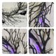 thumbnail image 5 of Xihbxyly Corona de Halloween con Luces Led Preiluminadas, Diseño de Ramitas Espeluznantes, Decoración para Interiores y Exteriores, Decoración para Fiestas, Adorno Único para Puerta de Entrada, Tamañ, 5 of 6