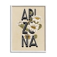 thumbnail image 5 of Stupell Industries Arizona State Flower Saguaro Blossom Typography Design Graphic Art White Framed Art Print Wall Art, Design by Daphne Polselli, 5 of 5