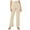 Khaki, variant on LLYwey Wide Leg Dress Pants for Women Solid Color Summer Thin Suit Can Be Worn As Beach Pants New Full Length Pants Trousers Regular Fitted Green M