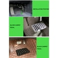 thumbnail image 2 of Aluminium Car Floor Carpet Mat Patch Cover Non-slip Heel Foot Pedal Plate Sheet, 2 of 5