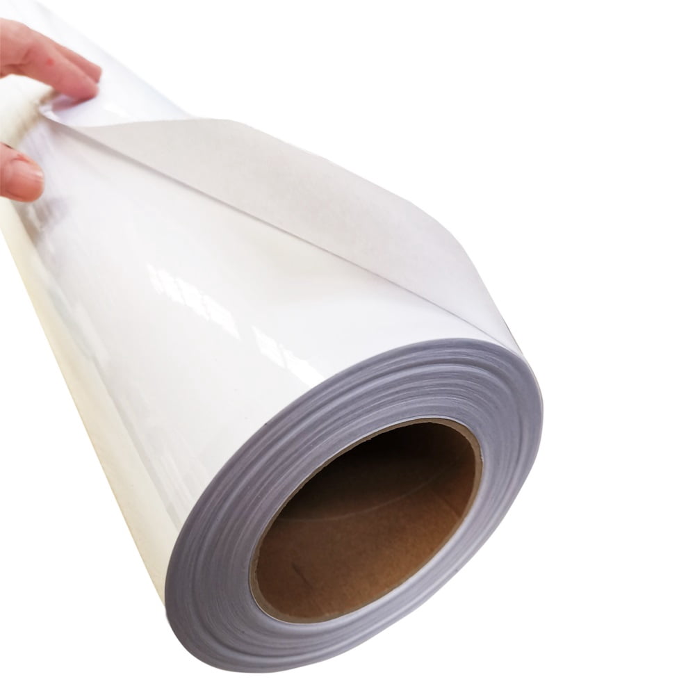 23.6in x 328ft (60cm x 100m) UV DTF Transfer Film A Roll Crystal Label Sticker Printing Film for 24in DTF Printer