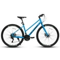 thumbnail image 4 of 700C Road Hybrid Bike for Adult , 21-Speed Road Bike Road Bicycle Carbon Steel Frame/Dual-Disc Brakes/Multiple Colors, 4 of 8