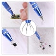 thumbnail image 5 of Inoxidable Acero 4 Garras Recogida Herramienta, IC Chip Extracción Herramienta con 4 Púas Soporte Diamante Garra Pinzas para Pequeña Pieza Recogida Electrónicos Componentes, Azul, 5 of 5
