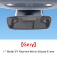 thumbnail image 1 of Typpkmm Rearview Mirror with Protector Frame for Model 3 Y S X, 1 of 7