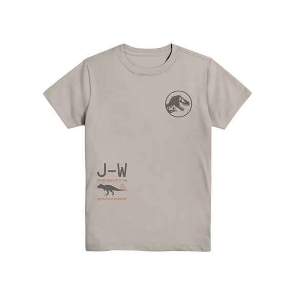 Jurassic World, Boys' & Big Boys' Graphic T-Shirt, Rebirth Logos, Sizes 4-20