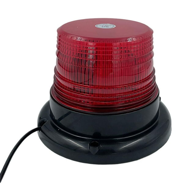 Baliza LED magnética estroboscópica, luz de advertencia de emergencia inalámbrica intermitente para camión, coche, 12 V/24 V, para uso policial, bomberos y ambulancias.
