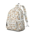 thumbnail image 2 of Cartoon Corgi Backpack for School,Cute School Bag,Schoolbag with Adjustable Shoulder Straps & Padded Back,13.4"x11"x4.7", 2 of 6