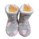 thumbnail image 1 of Calcetines piso para adultos otoño e invierno antideslizantes terciopelo engrosado botas piso cálido para hombres y mujeres zapatos algodón cálidos para interiores (gris + amor rosa) adultos 35-37, 1 of 9
