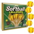 thumbnail image 7 of Softball Lollipops, Sports Team Party Favors, Individually Wrapped, Pack of 24, 10.16 Ounces, 7 of 7